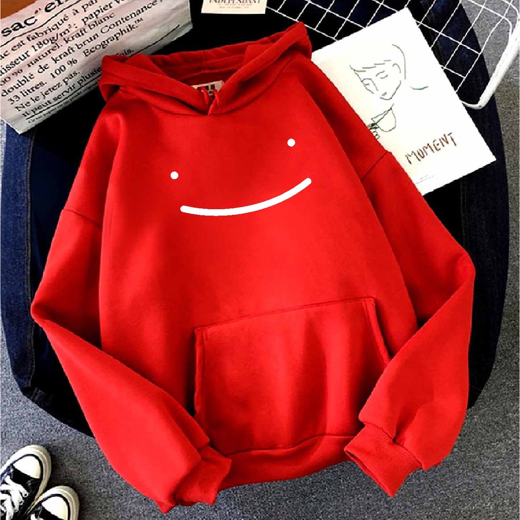 FenishaStore Sweater Hoodie Pria Dan Wanita SMILE DREAM Bisa Bayar Ditempat COD