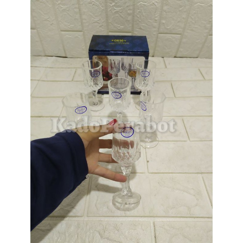 Gelas FORMIA 12CL Carnival Stemware - hampers gelas kristal klasik