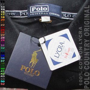 Terbaru  POLO COUNTRY Original C16 32 Kaos Polo Cewek Cotton Lycra Tosca