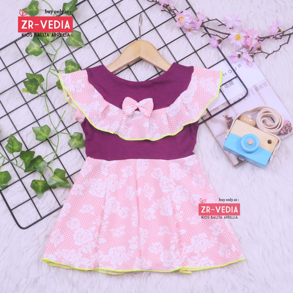 Dress Mayora uk Bayi - 3 Tahun / Dres Yukensi Baby Atasan Baju Anak Perempuan Gaun Balita Harian