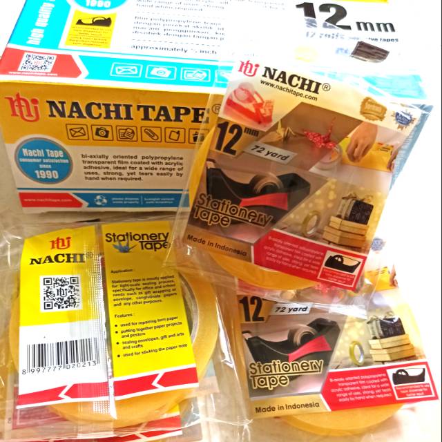 

Isolasi nachi / Solatip Nachi 12mm x 72 yard.