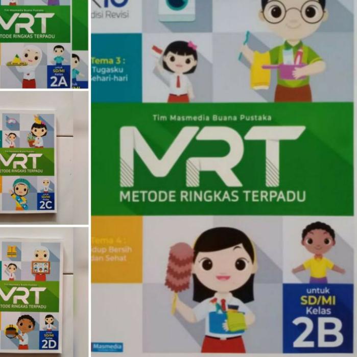 ⚡️BIG SALE⚡️ Buku Metode Ringkas Terpadu ( MRT ), untuk SD/MI kelas 2A-2D kurikulum 2013 edisi revis