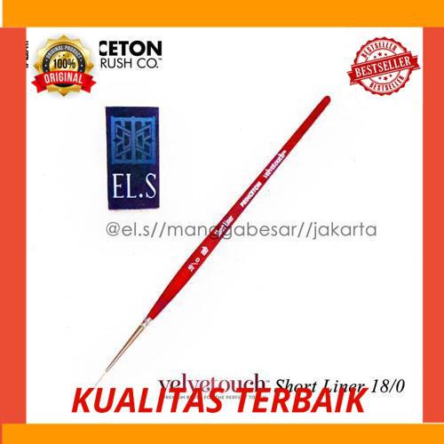 

Best Princeton Velvetouch Brush Short Liner 18/0 ( Kuas Lukis )