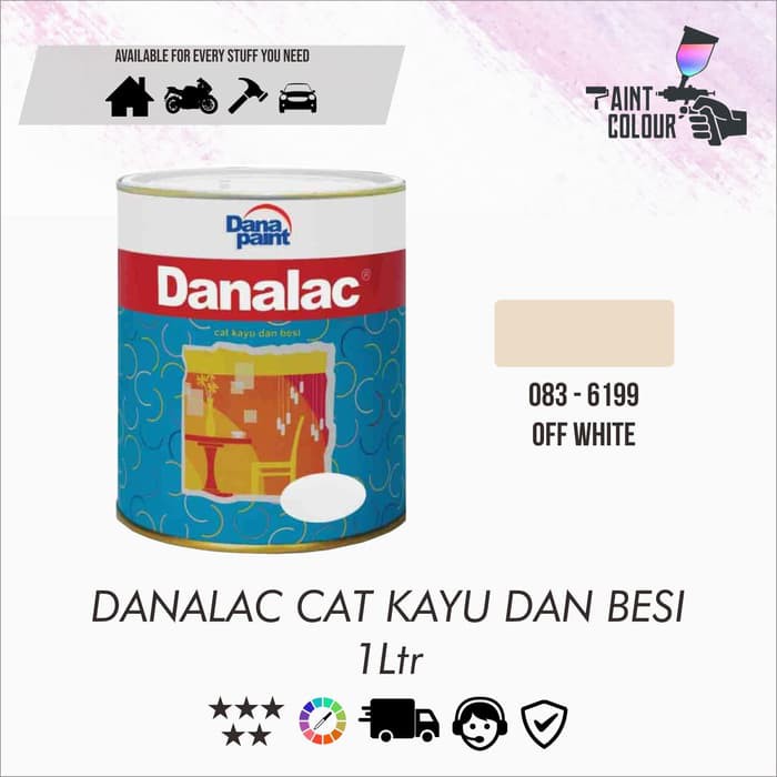 Cat kayu Dan Besi DANALAC Off White 083 - 6199