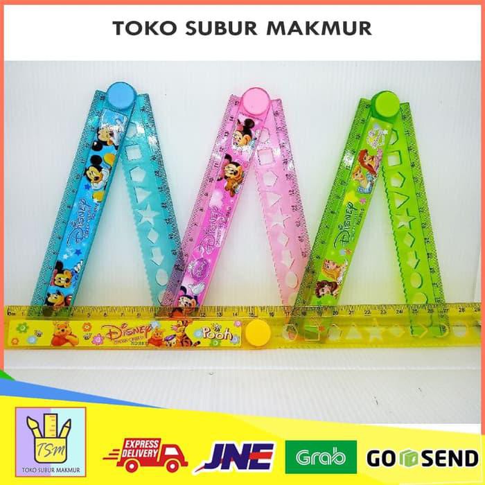 

[40PCS] PENGGARIS LIPAT 30CM RANDOM MOTIF