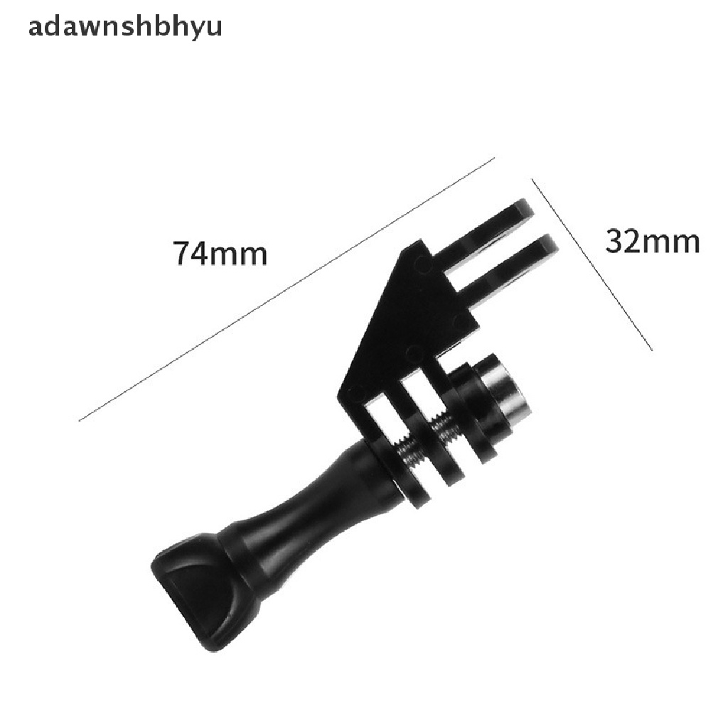 Adawnshbhyu Adaptor Arah 90derajat Dudukan Siku Dengan Sekrup Jempol Untuk GoPro Hero9 /8/7 /6