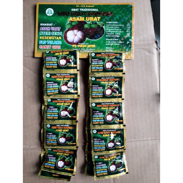 

SARI KULIT MANGGIS List GOLD Per Renceng isi 20 sachet