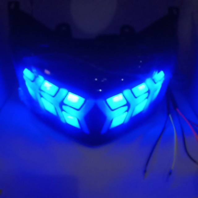 Lampu stop nmax 155 blue lamborghini