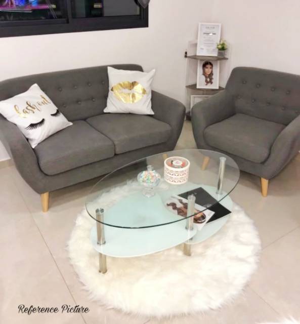 Kain Bulu Snow White Polar Bear Bulat Halus dan Lembut