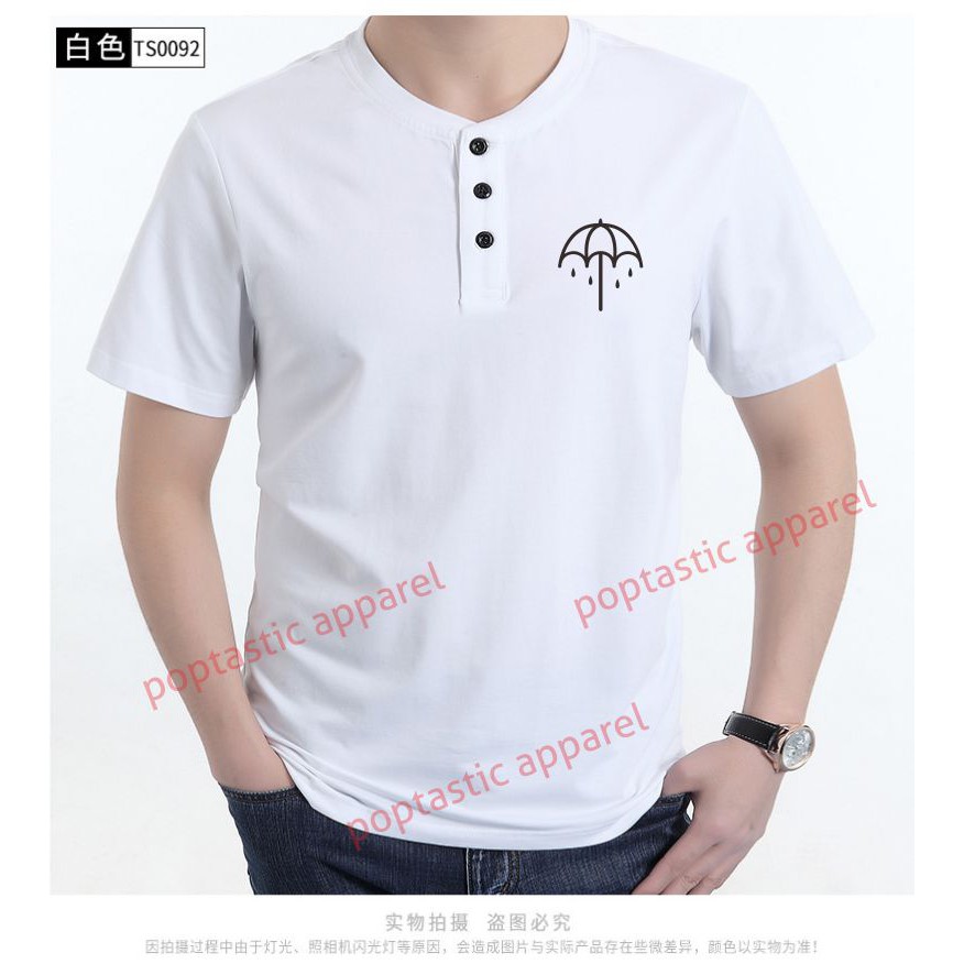 BMTH kaos Distro pria / kaos polos pria / kaos distro kancing henley premium