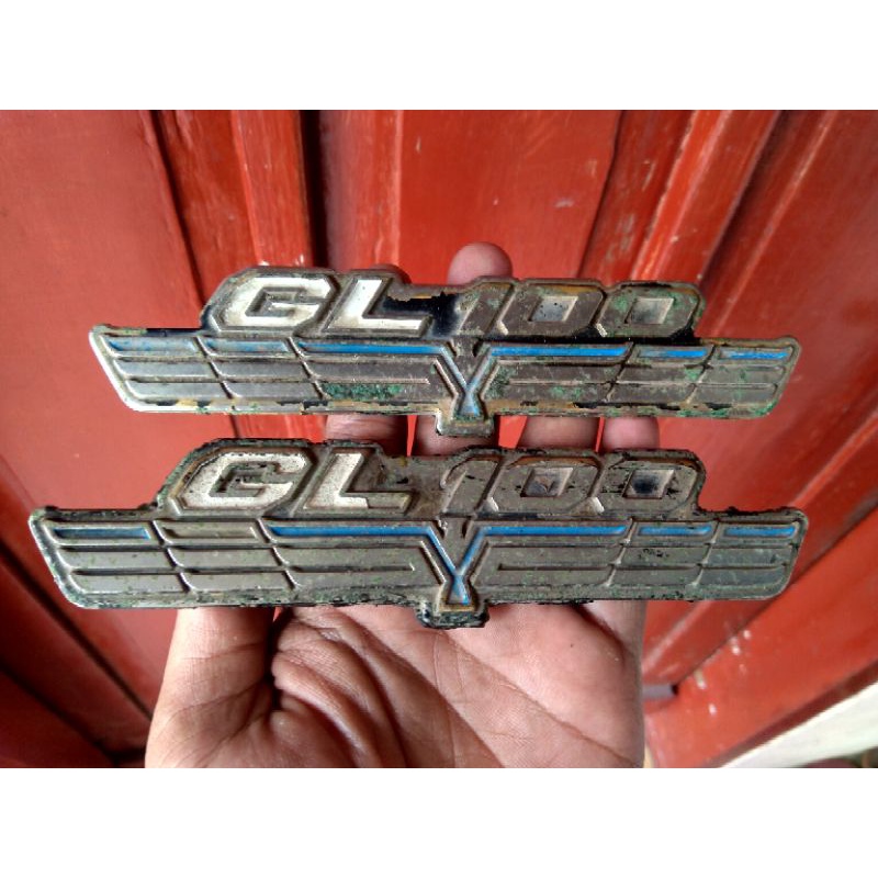 emblem kempol aki GL 100 dan GL 125 Original second