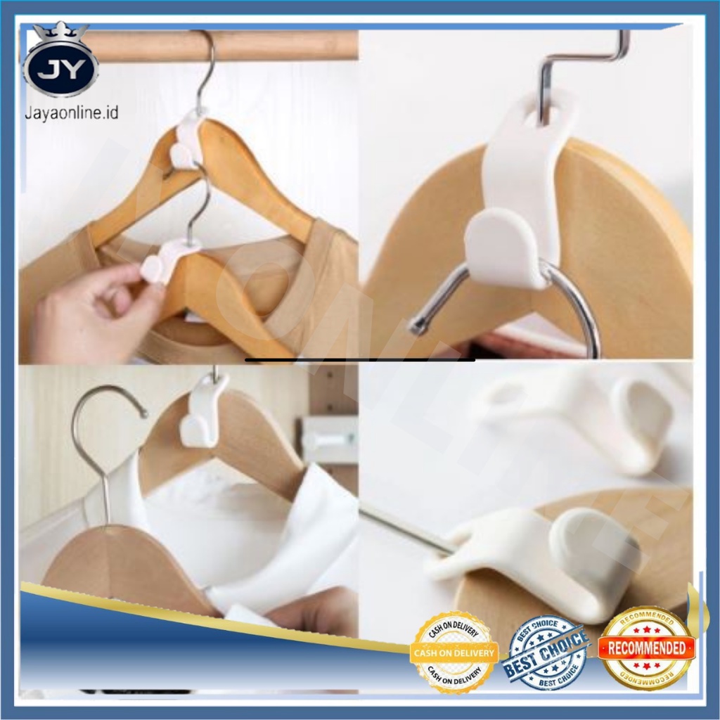 JY SS22 Pengait Sambungan / Hanger Gantungan Baju pakaian / Hook Kait Plastik / Clothes Hanger Connector Hooks