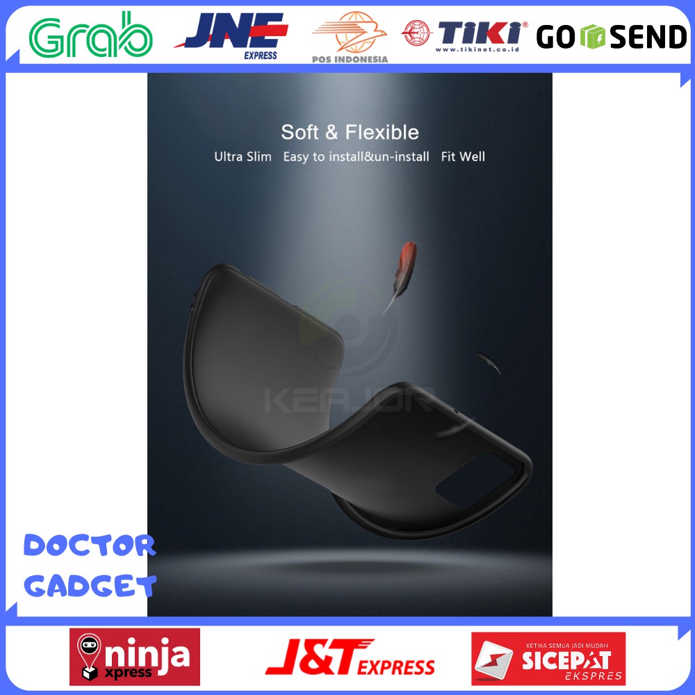 Softcase Slim Bumper Matte Rubber Silicon Cover Case Casing Vivo V19