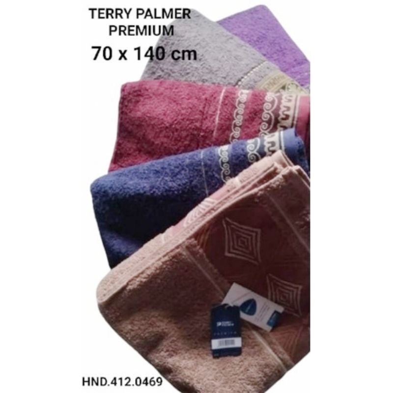 Handuk Mandi Dewasa TERRY PALMER Premium Tebal Katun 100% Cotton Warna Polos Jumbo / Handuk Mandi Dewasa