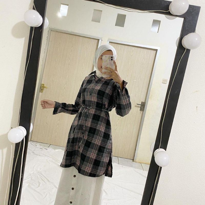 TUNIK FLANEL IMPORT