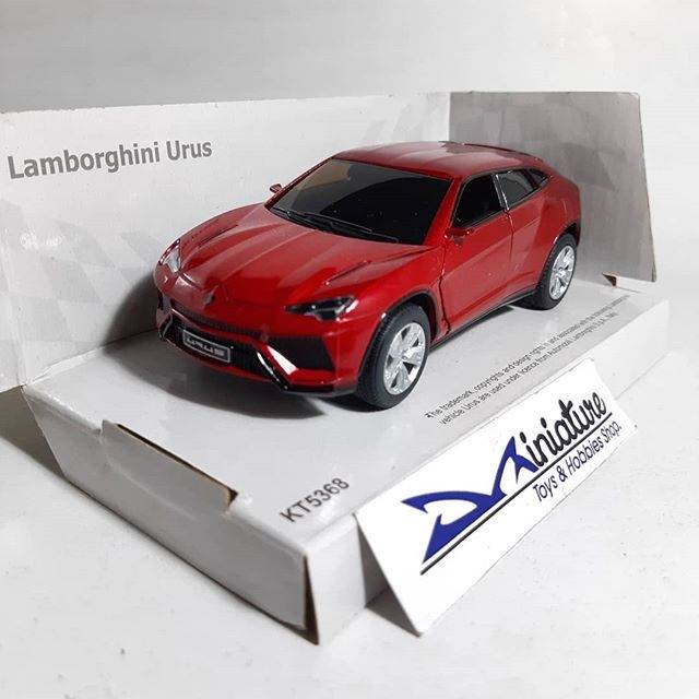 Miniatur Diecast mainan mobil anak merk Kinsmart skala 32 Lamborghini Urus