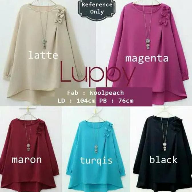 BARANG MURAH FASHION WANITA LUPPY BLOUSE PAKAIAN FASHION WANITA FREE ONGKIR..