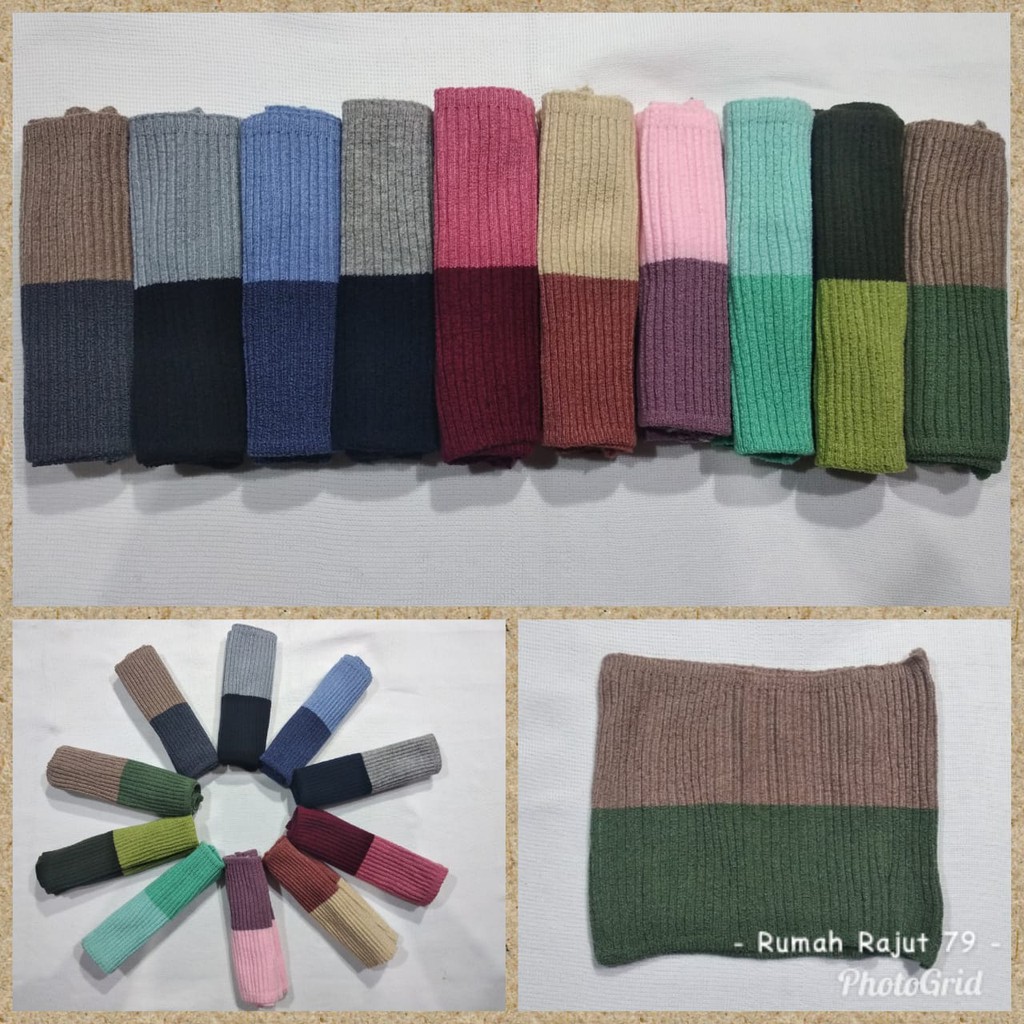 Ciput Inner Hijab Rajut Annisa dua warna premium.
