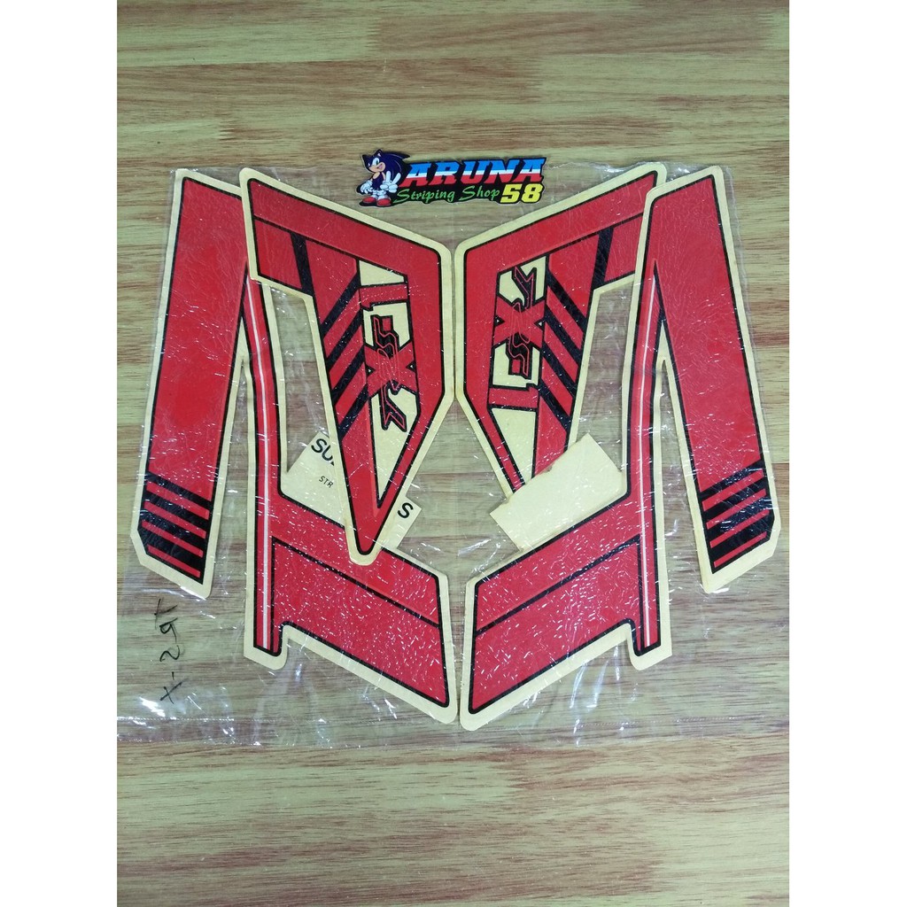 Stiker Striping Sticker Suzuki TRS X -Kode 001