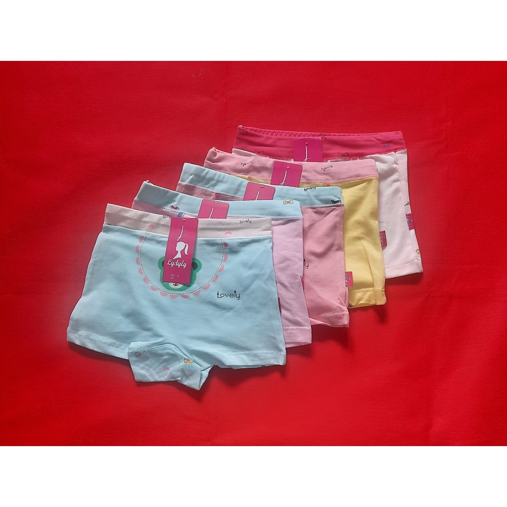 Celana Boxer Anak Motif Gambar | Celana Pendek Anak Perempuan CD - Lydyly