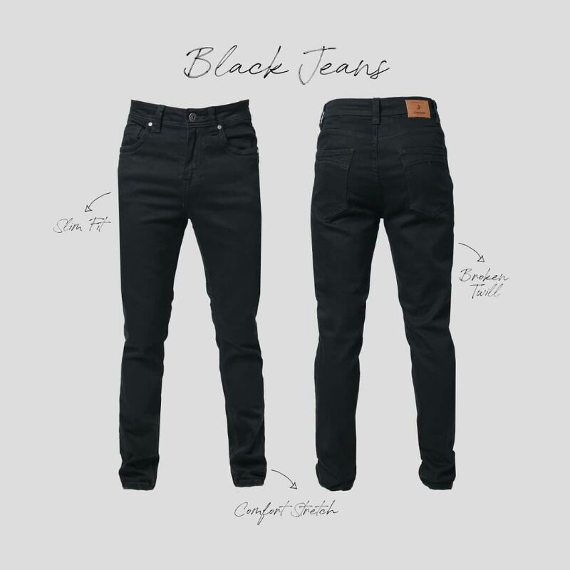 celana panjang jeans 3second Murah original 100%