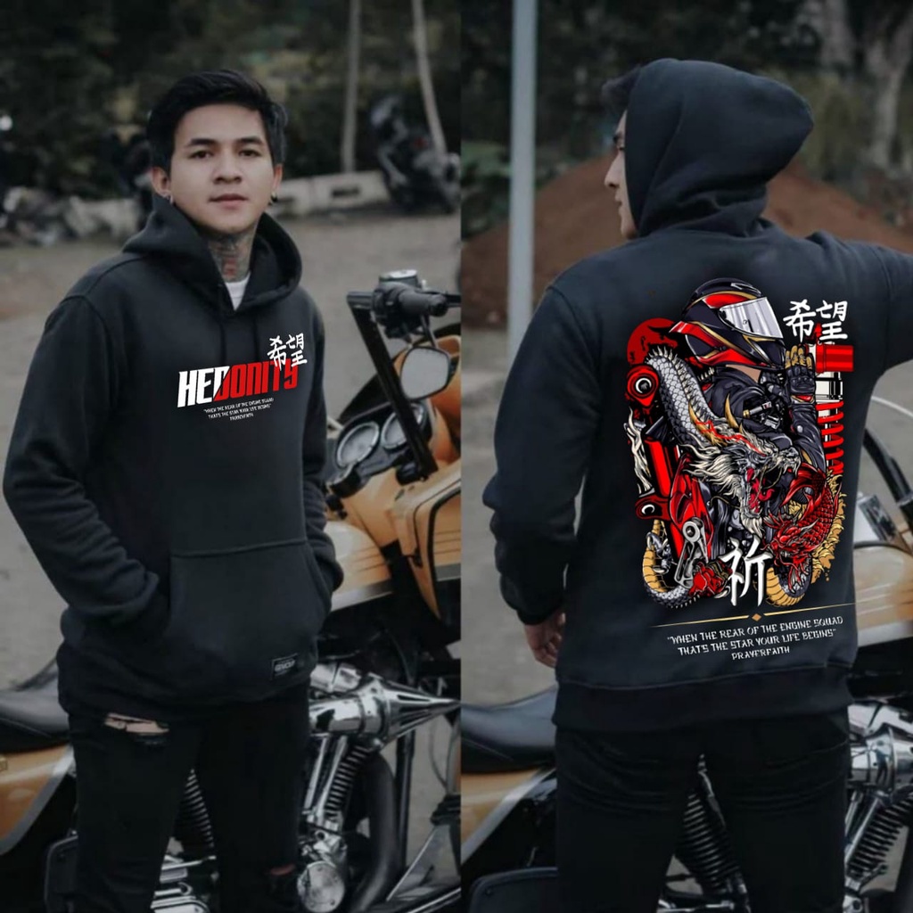 sweater hodie pria Distro wadezigOriginal Big Size Jumbo M - XXL Hodie Sunmori Prostreet Touring Cow