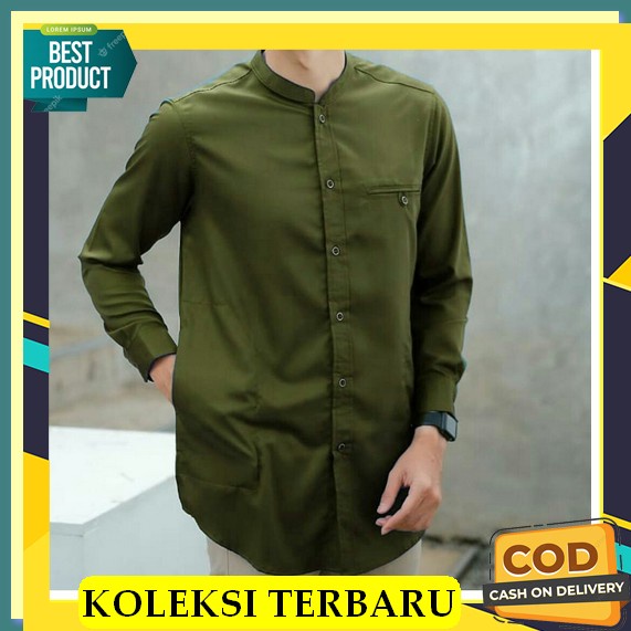 Baju Koko Kko Cwok Cowo Cowok Pria Peria Bapak Bapak2 Azzahir Az Zahir Gus Azmi Arra Kurta Qurta Kat