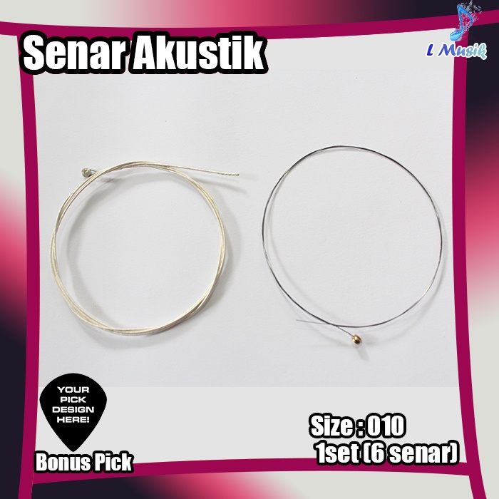 SENAR GITAR AKUSTIK SILVER WOUND(LOKAL PREMIUM) - FENDER ORIGINAL SILVER WOUND ACOUSTIC GUITAR STRINGS