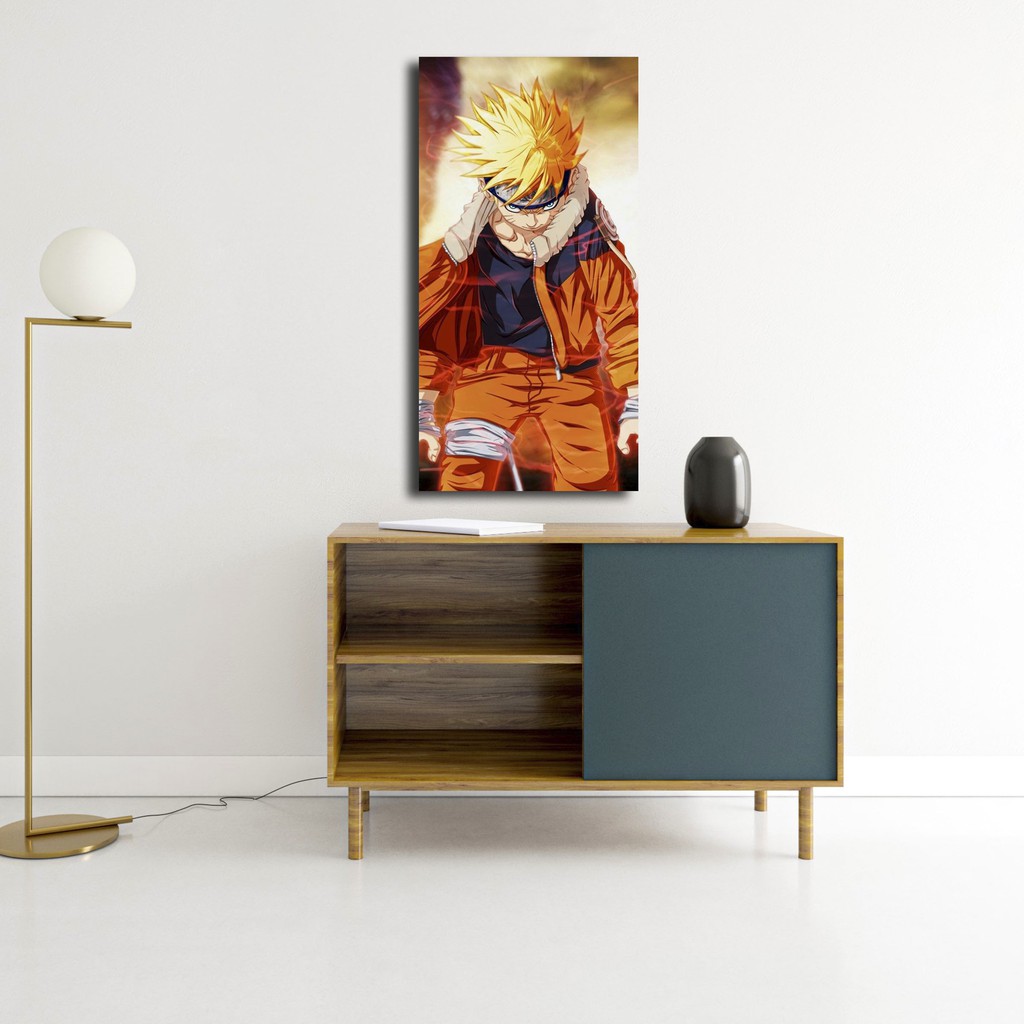 Hiasan dinding naruto 15X30 CM Wall Decor Kamar Rumah pajangan poster Anime Naruto-NARUTO 3
