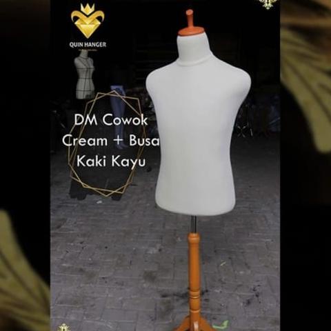 {{{{}}] Manekin Pria/Manekin Jas pria/ Manekin Jahit/DM crem Pria + Kaki Kayu