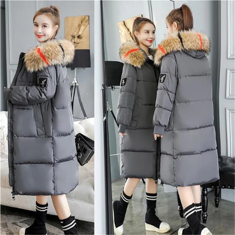 fur hooded parkas