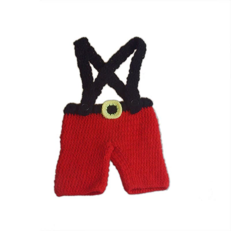 Kostum bayi new born knitted santa christmas costume bayi foto studio