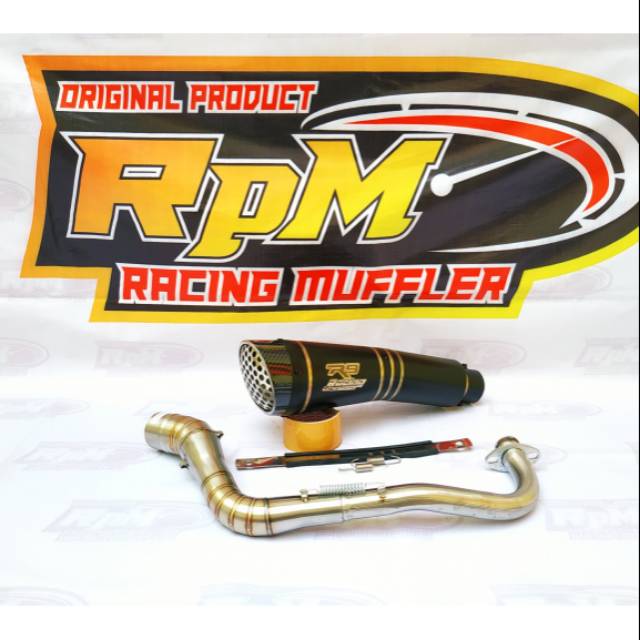 Knalpot R9 H2 Aerox - Genio - Nmax - Vario 150 - Nmax 2020 - Beat