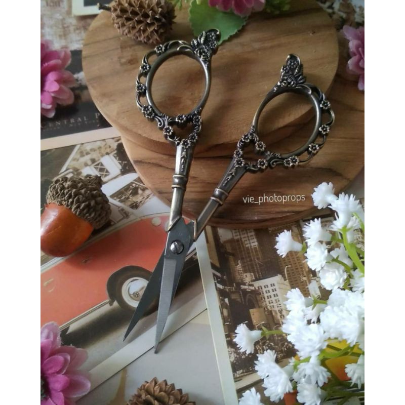 Gunting Vintage Retro Gunting Jahit sewing Scissors gunting kain