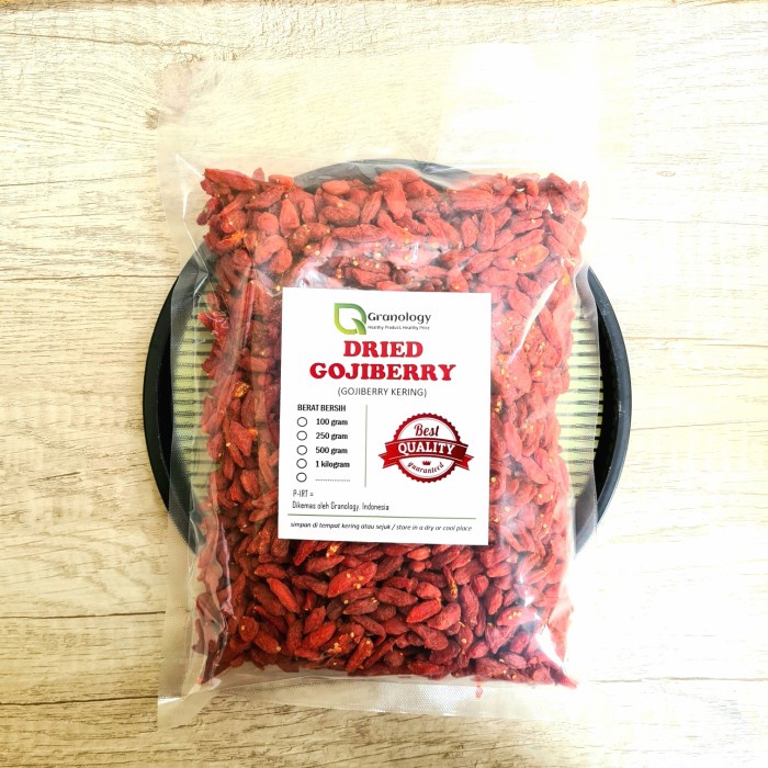 

Gojiberry Kering / Dried Gojiberry (500 gram) by Granology