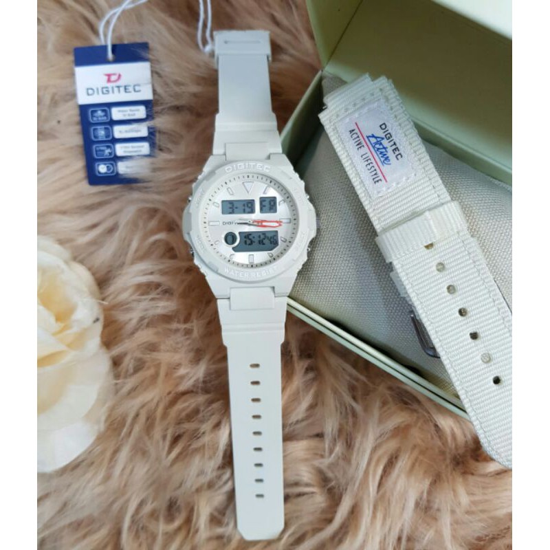 JAM TANGAN WANITA DIGITEC DG 4090 / 3095 PAKET CANVAS / DIGITEC CEWEK ORIGINAL