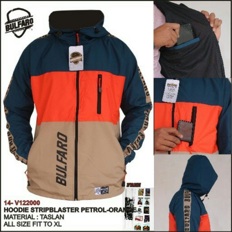 PROMO Jaket Hoodie Outdoor Waterproof Pria &amp; Wanita /Jaket Gunung Taslan JN Anti Air / Jaket Motor