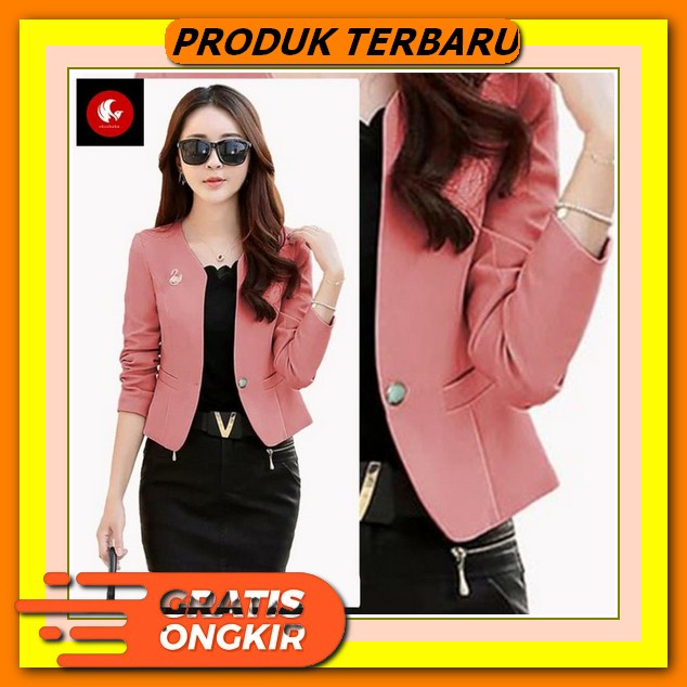 Blazer Wanita Korea Grosir Baju Outerwear Murah Britani Blazer Wanita Bisa Cod Murah Promo Baju Kant