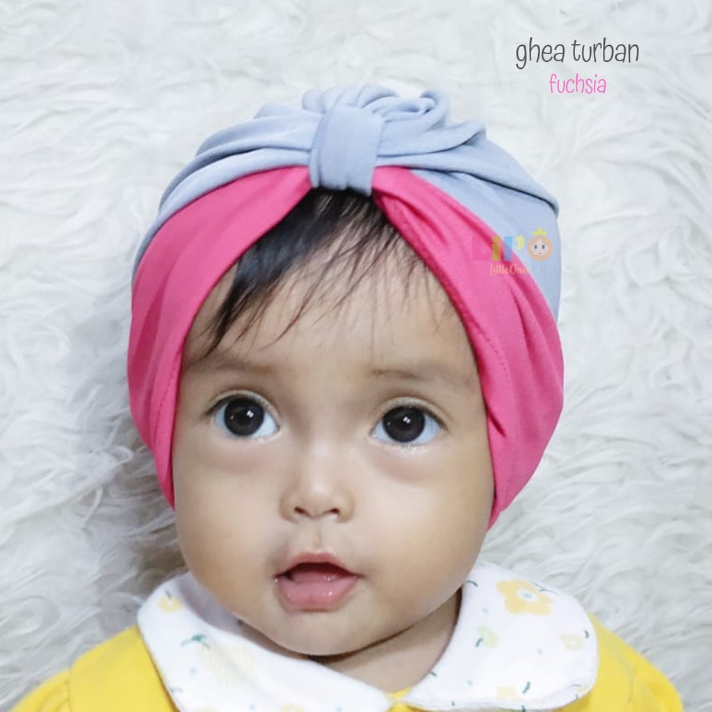 Lilo Turban Series Ghea Turban Turban Anak Bayi Perempuan Bahan Lycra Cantik Imut Size 1 2 Thn Shopee Indonesia