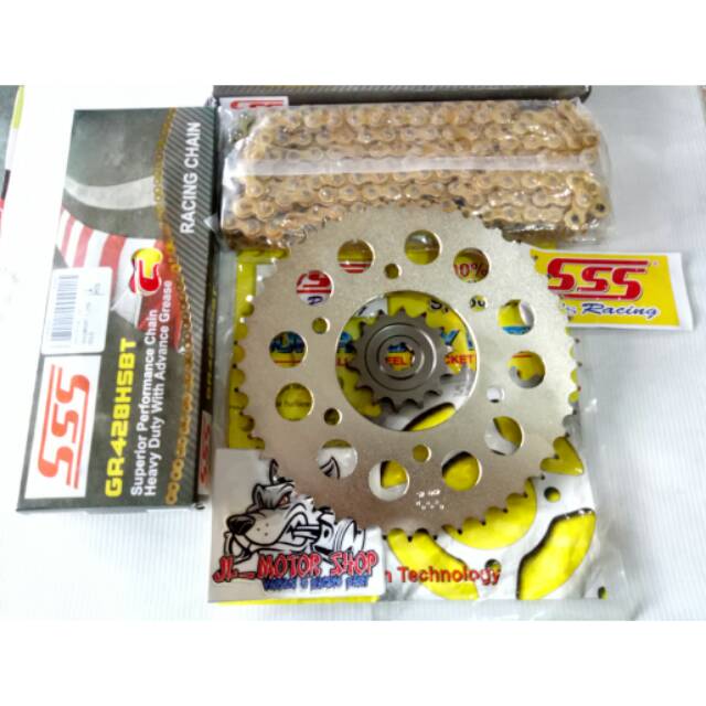 Gearset Girset Gir set Gear set Sss 415 428 HSBT Semua Motor