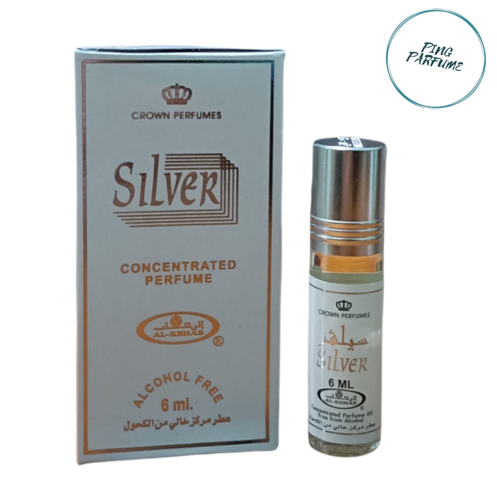 Parfum Arab Silver Al-rehab kemasan 6ml