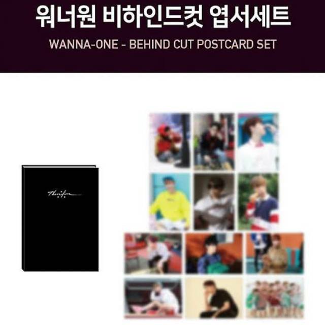 

Wanna One - Behind Cut Postcard Therefore