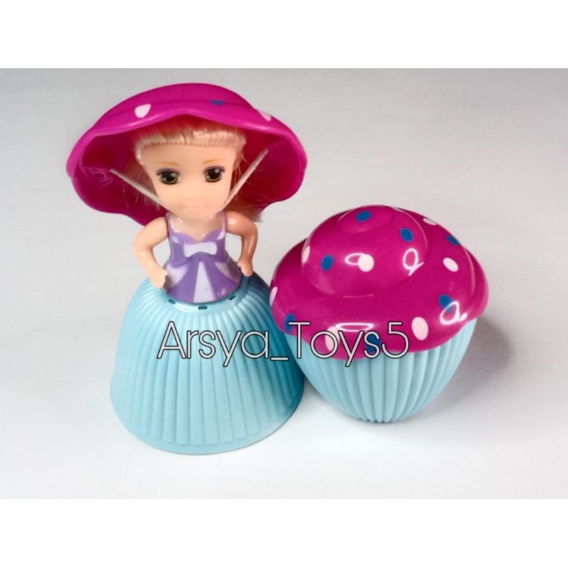 mainan anak boneka cupcake/ mini cupcake princess