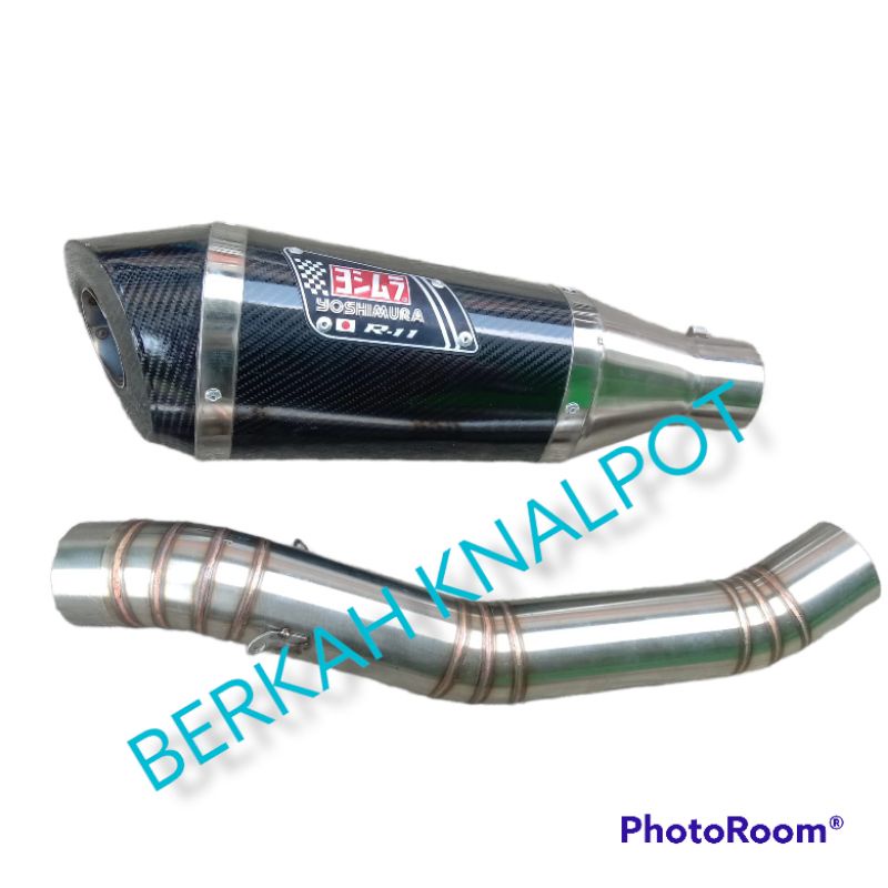 Knalpot racing Ninja ZX25R Slip on YOSHIMURA R11