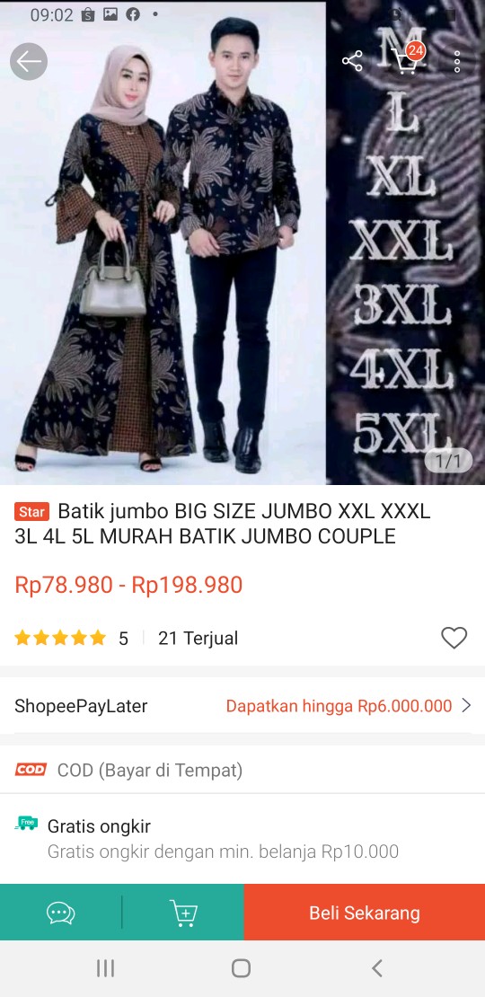 Batik Jumbo Big Size Jumbo Xxl Xxxl 3l 4l 5l Murah Batik Jumbo Couple m,l,xl,xxl,xxxl,xxxxl,xxxxxl