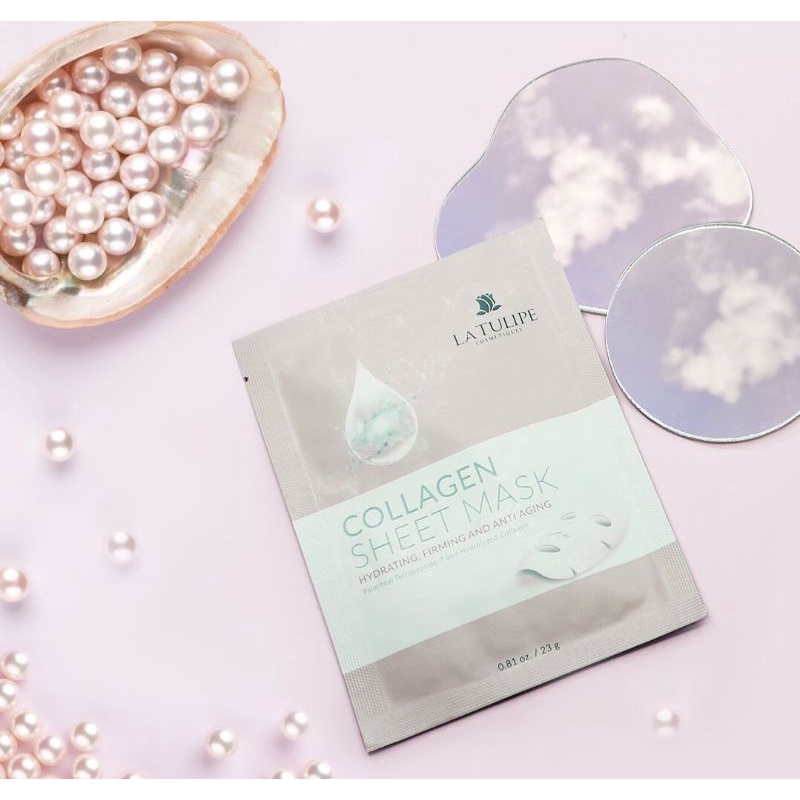 ☀️cahaya acc☀️colagen sheet mask latulipe