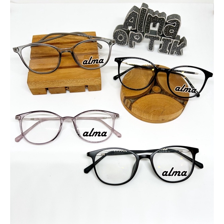 kacamata bisa dengan lensa BLUESACROMIC, BLUECROMIC, BLUERAY, PHOTOCROMIC, BLUESATIN | optik alma