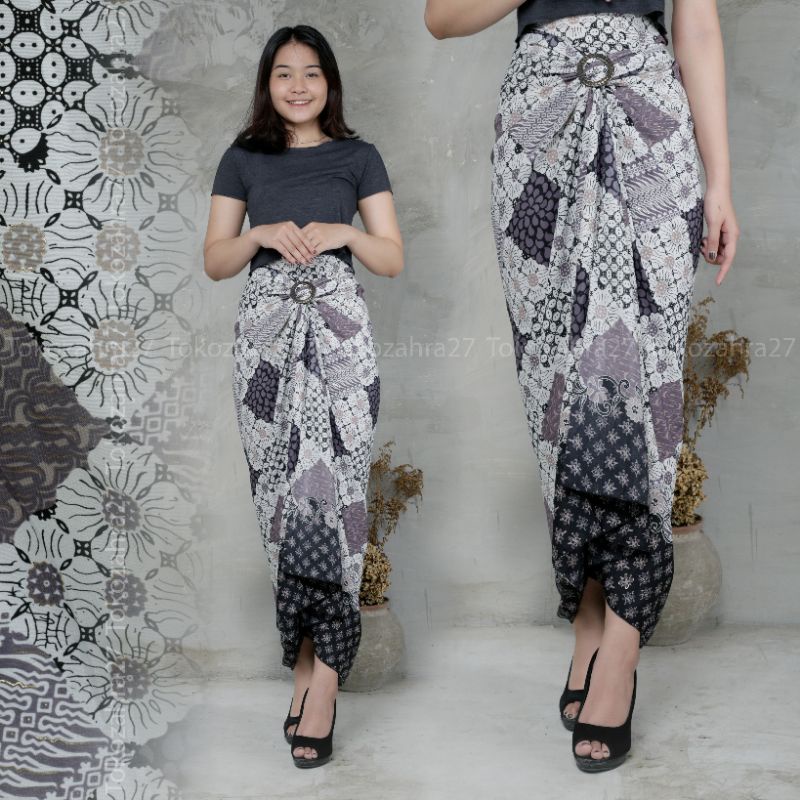 Rok Kondangan Kebaya Motif Wajik Rok Lilit Instan Rok Bawahan Kebaya