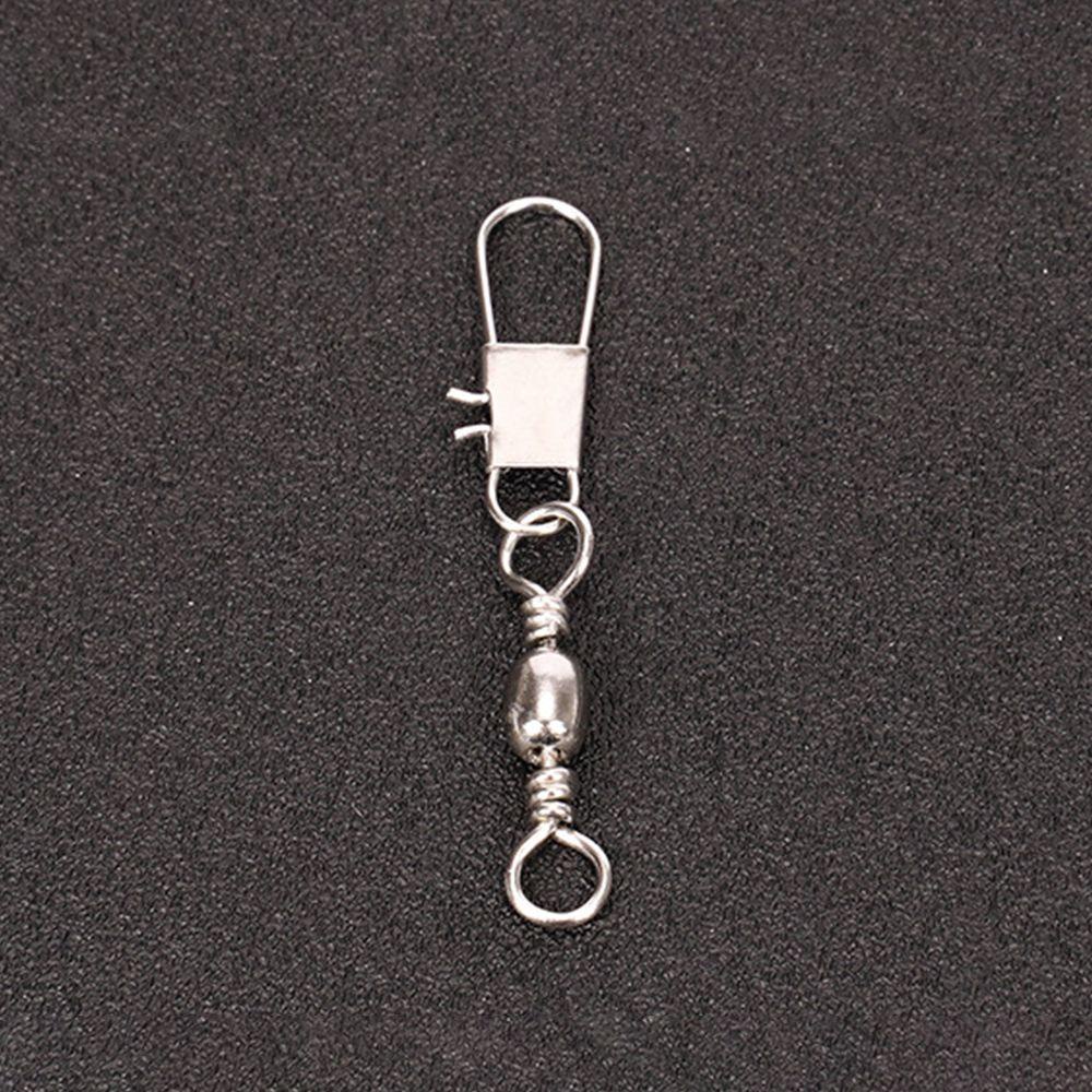 Preva 50pcs/Lot Aksesoris Kail Pancing3 /0# Lure 8-Shaped Ring Quick Swivel Tipe Botol 8-Shaped