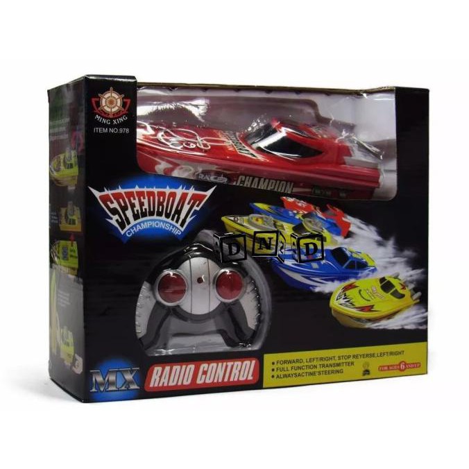 Mainan Anak Remote Control Speed Boat Championship Perahu Kapal Cepat Promo Hari Ini